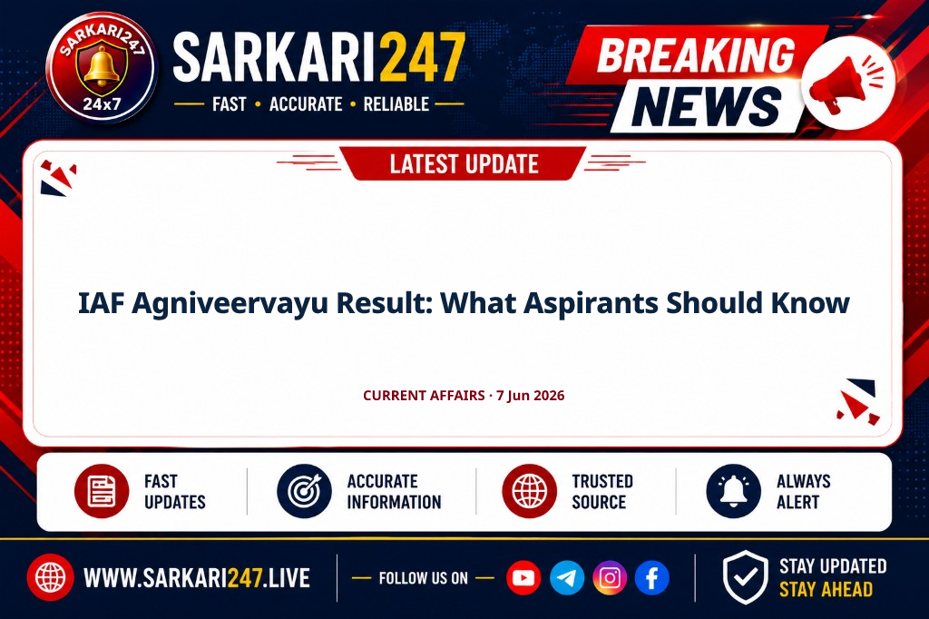 IAF Agniveervayu Result: What Aspirants Should Know