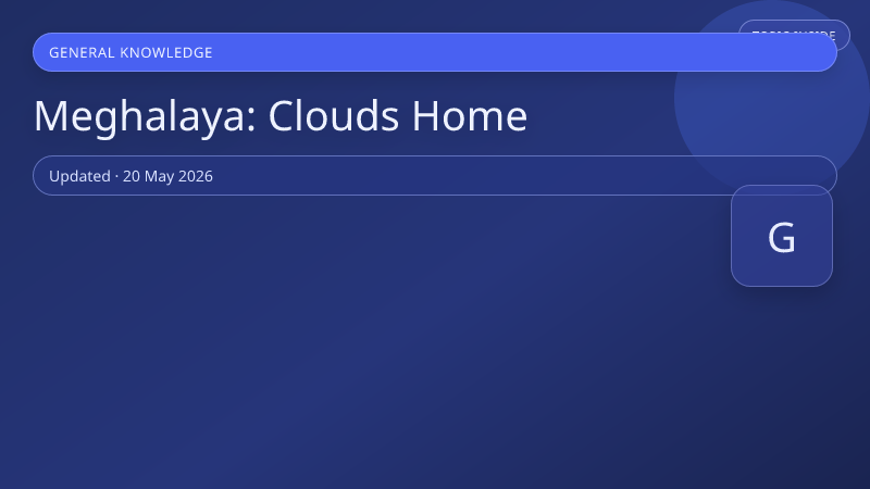 Meghalaya: Clouds Home