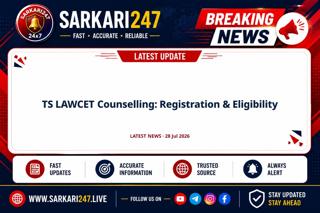 TS LAWCET Counselling: Registration & Eligibility